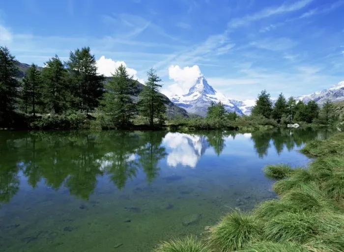 Framed Print : Stellisee and Matterhorn Framed Print : Stellisee and Matterhorn