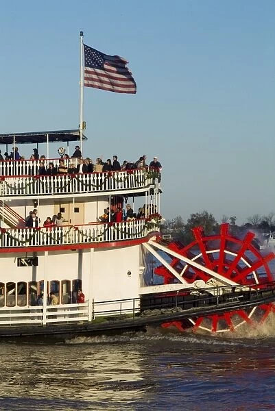Sternwheeler on the Mississippi River