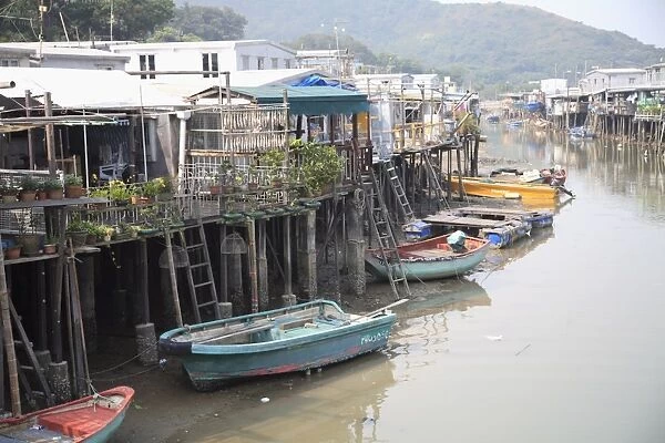 Stilt Houses, Tai O Fishing Village, Lantau Island, Hong Kong, China, Asia