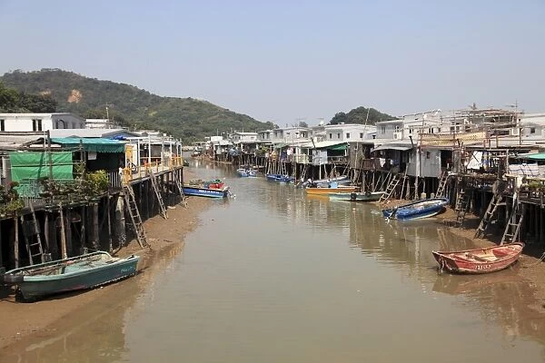 Stilt Houses, Tai O fishing village, Lantau Island, Hong Kong, China, Asia