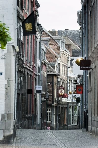Stokstraat (Stok street), Mstricht, Limburg, The Netherlands, Europe
