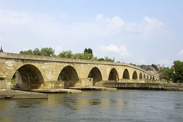 Stone Bridge (Steinerne Brucke), Regensburg, UNESCO World Heritage Site