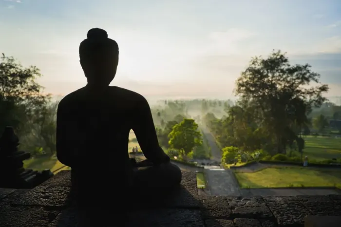 Framed Print : Stone Buddha silhouetted at sunrise at Borobudur Temple, UNESCO World Heritage Site, Java, Indonesia, Southeast Asia, Asia Framed Print : Stone Buddha silhouetted at sunrise at Borobudur Temple, UNESCO World Heritage Site, Java, Indonesia, Southeast Asia, Asia