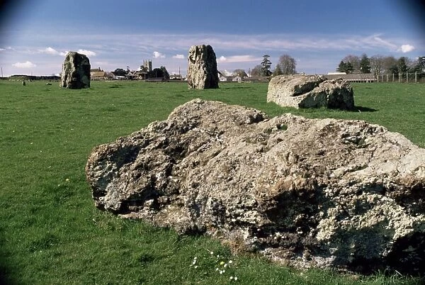 Stone circle, Stanton Drew, Somerset, England, United Kingdom, Europe