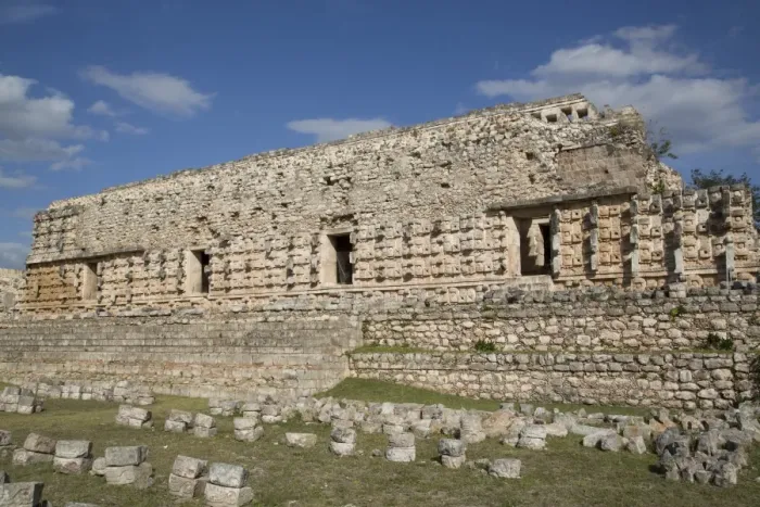 Framed Print : Stone Glyphs in front of the Palace of Masks, Kabah Archaeological Site, Yucatan Framed Print : Stone Glyphs in front of the Palace of Masks, Kabah Archaeological Site, Yucatan