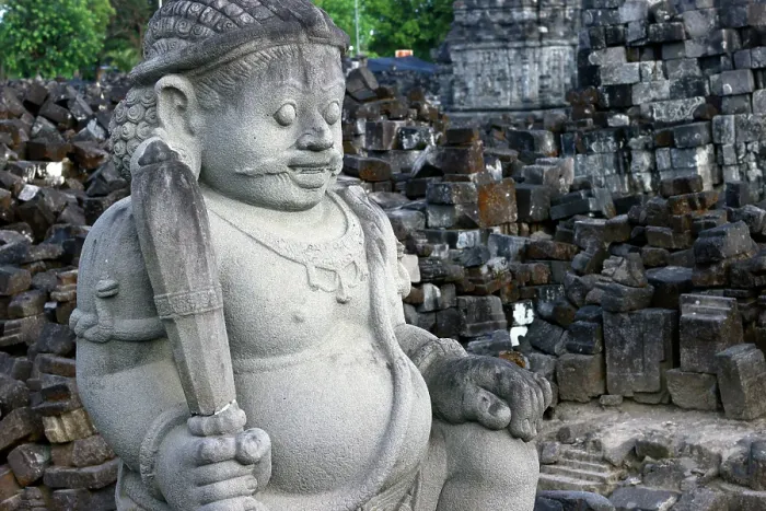 Framed Print : Stone guardian statue, Candi Sewu, part of Prambanan, 9th-century Hindu temple compound, UNESCO, Java, Indonesia Framed Print : Stone guardian statue, Candi Sewu, part of Prambanan, 9th-century Hindu temple compound, UNESCO, Java, Indonesia