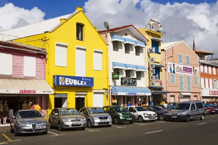 Framed Print : Stores on Ernest Deproge Street, Fort-de-France, Martinique, French Antilles Framed Print : Stores on Ernest Deproge Street, Fort-de-France, Martinique, French Antilles