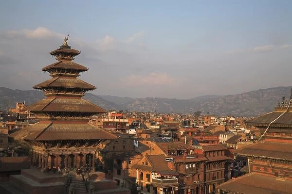 Five storey Nyatapola Temple, at 30 metres the highest in the Kathmandu valley