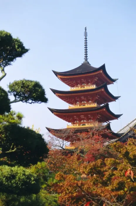 Framed Print : Five storey pagoda Framed Print : Five storey pagoda
