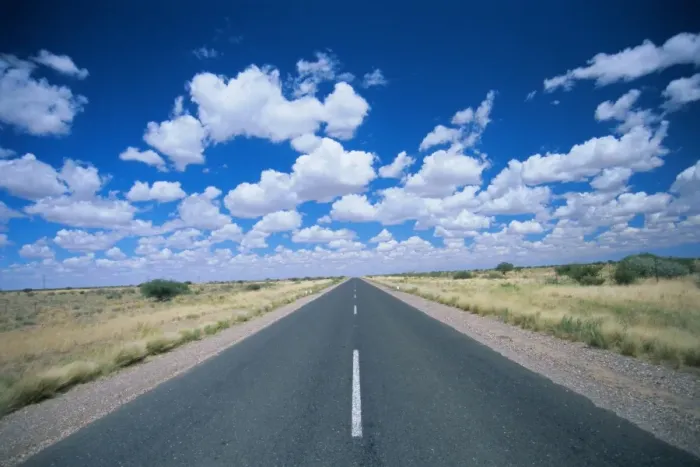 Framed Print : Straight road near Mariental Framed Print : Straight road near Mariental
