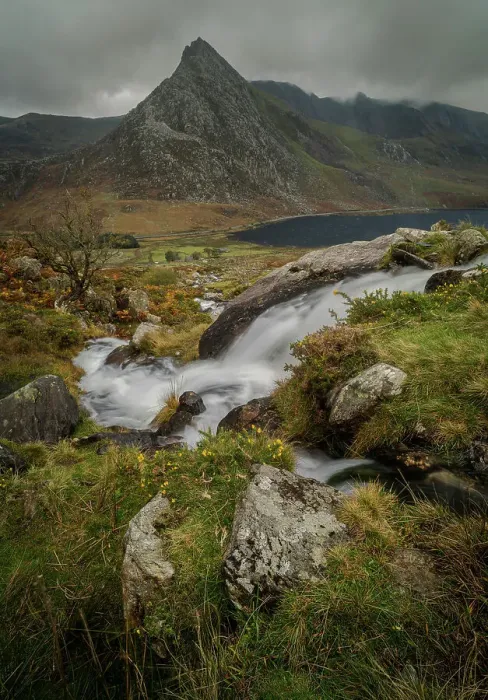 Framed Print : Stream and Tryfan Mountain, Ogwen Valley, Snowdonia, Wales, United Kingdom, Europe Framed Print : Stream and Tryfan Mountain, Ogwen Valley, Snowdonia, Wales, United Kingdom, Europe