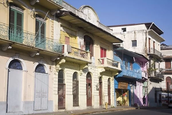 Street in Casco Viejo, Panama City, Panama, Central America