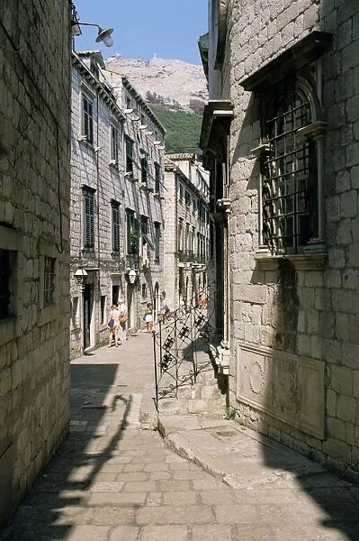 Back street, Dubrovnik, Dalmatia, Croatia, Europe