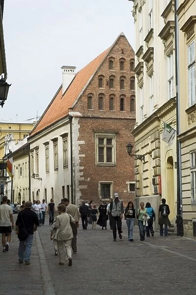 Street near the Wawel Castle area
