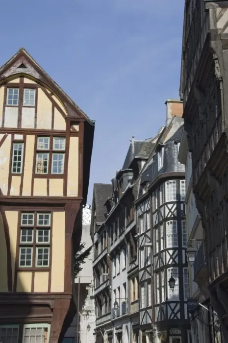 Framed Print : A street in the old town, Rouen, Haute Normandie, France, Europe Framed Print : A street in the old town, Rouen, Haute Normandie, France, Europe