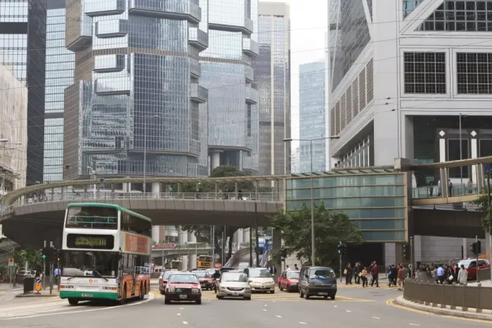 Framed Print : Street scene in Central, Hong Kong Island, Hong Kong, China, Asia Framed Print : Street scene in Central, Hong Kong Island, Hong Kong, China, Asia