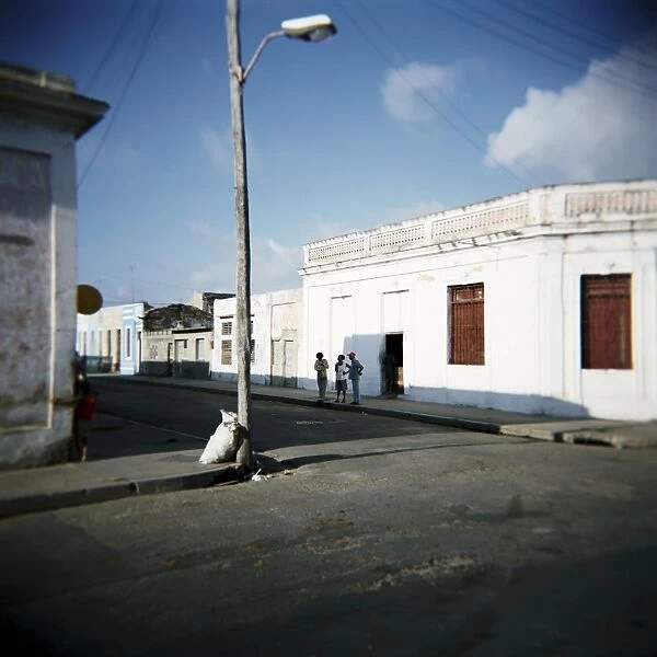 Street scene, Cienfuegos, Cuba, West Indies, Central America