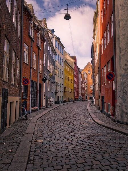 A street scene in Copenhagen, Denmark, Scandinavia, Europe