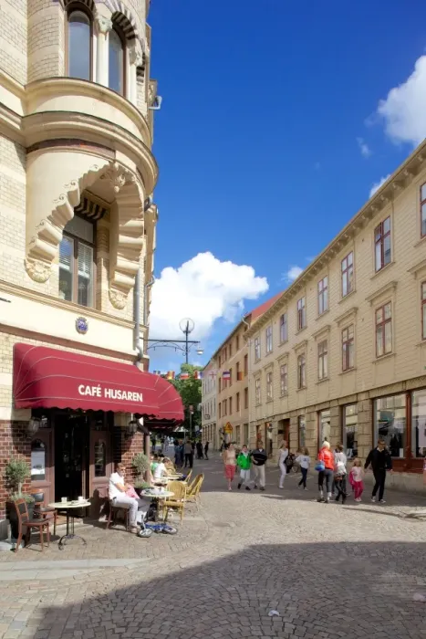Framed Print : Street scene, Haga, Gothenburg, Sweden, Scandinavia, Europe Framed Print : Street scene, Haga, Gothenburg, Sweden, Scandinavia, Europe