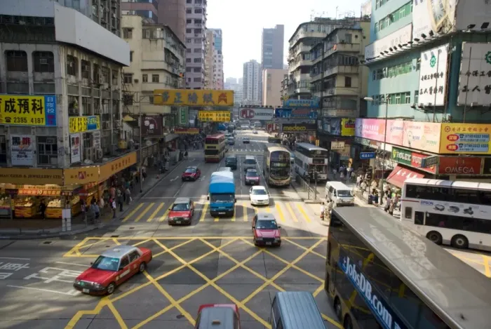 Framed Print : Street scene, Nathan Road, Mongkok, Kowloon, Hong Kong, China, Asia Framed Print : Street scene, Nathan Road, Mongkok, Kowloon, Hong Kong, China, Asia