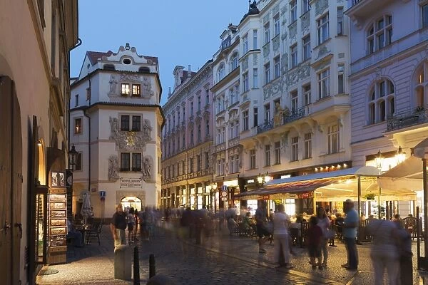 Street scene, Prague, Czech Republic, Europe