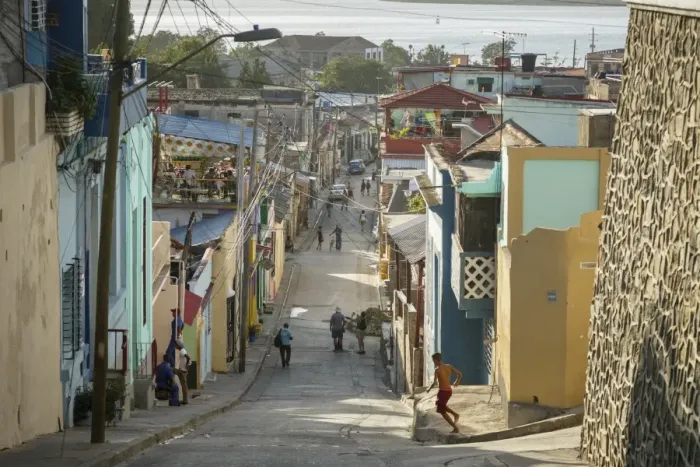 Framed Print : Street scene at the Tivoli neighborhood, Santiago de Cuba, Cuba, West Indies, Caribbean Framed Print : Street scene at the Tivoli neighborhood, Santiago de Cuba, Cuba, West Indies, Caribbean