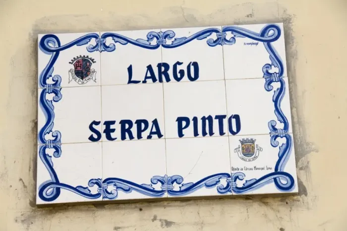 Framed Print : Street sign at one of the main squares, Sao Filipe, Fogo (Fire), Cape Verde Islands Framed Print : Street sign at one of the main squares, Sao Filipe, Fogo (Fire), Cape Verde Islands