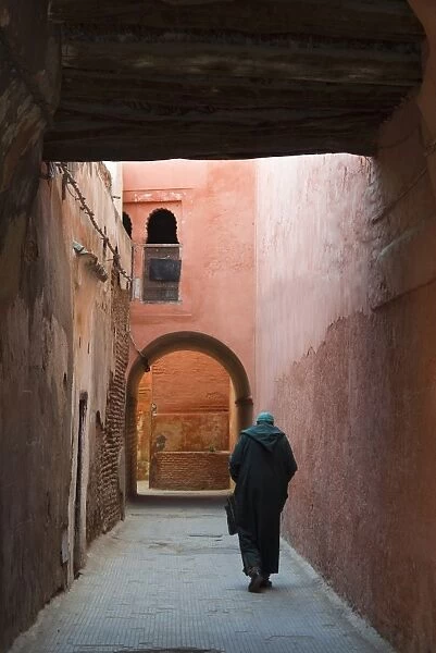 Street in the souk, Medina, Marrakech (Marrakesh), Morocco, North Africa, Africa