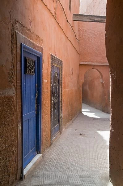 Street in the Souk in the Medina, UNESCO World Heritage Site, Marrakech