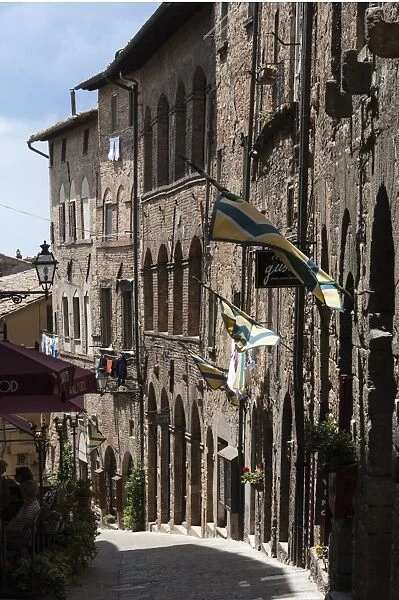 Street in Volterra, Tuscany, Italy, Europe