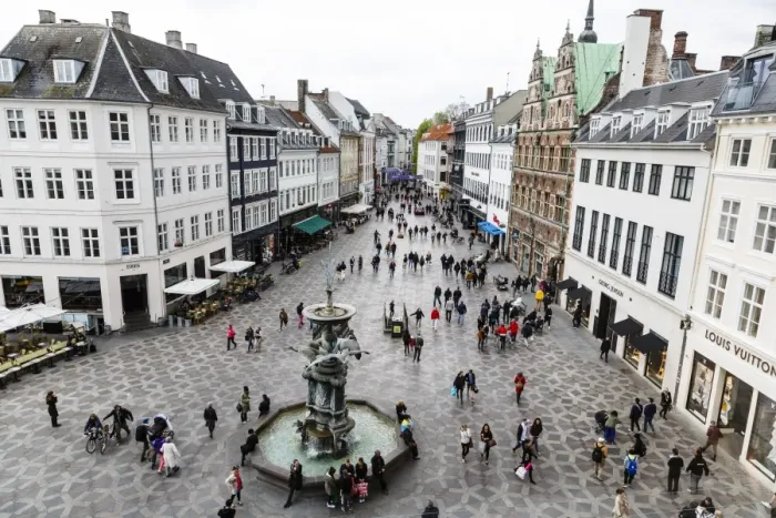 Framed Print : Stroget, the main pedestrian shopping street, Copenhagen, Denmark, Scandinavia, Europe Framed Print : Stroget, the main pedestrian shopping street, Copenhagen, Denmark, Scandinavia, Europe