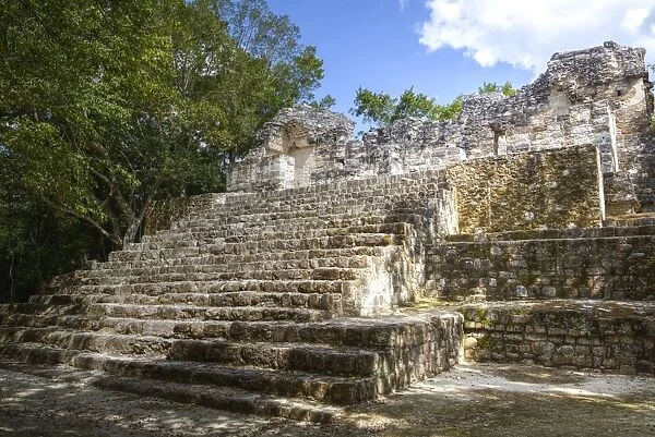 Structure 3, Early Classic Period, Calakmul Mayan Archaeological Site, UNESCO World Heritage Site