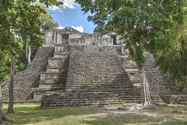 Structure 6, Kohunlich, Mayan archaeological site, Quintana Roo, Mexico, North America