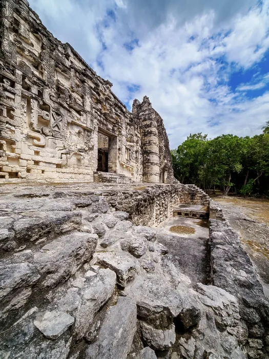 Framed Print : Structure II, Hormiguero Archaeological Site, Campeche State, Mexico Framed Print : Structure II, Hormiguero Archaeological Site, Campeche State, Mexico
