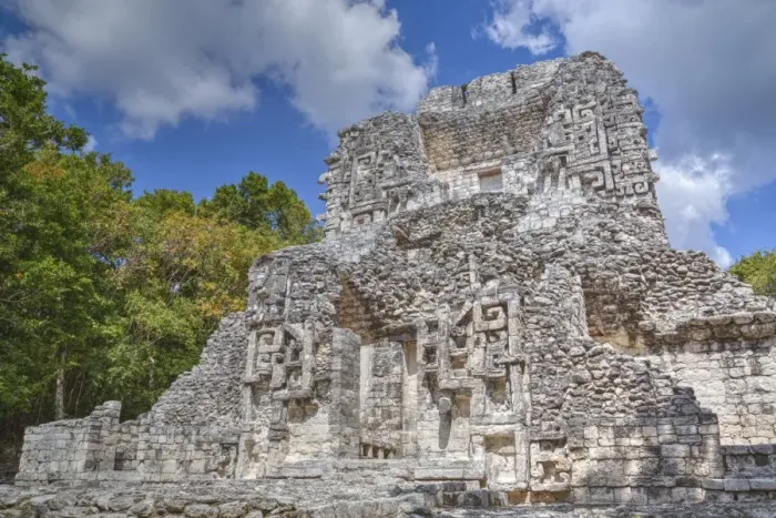 Framed Print : Structure XX, Chicanna, Mayan archaeological site, mixture of Chenes and Rio Bec styles Framed Print : Structure XX, Chicanna, Mayan archaeological site, mixture of Chenes and Rio Bec styles