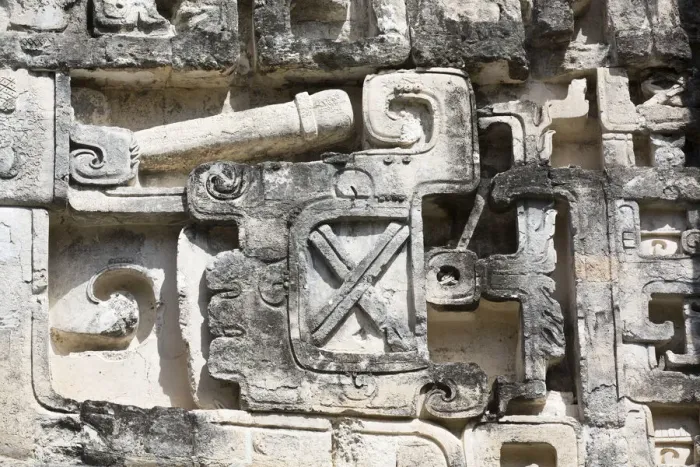 Framed Print : Stucco Designs, Structure II, Mayan Ruins, Hormiguero Archaeological Zone, Rio Bec Style, Campeche State, Mexico, North America Framed Print : Stucco Designs, Structure II, Mayan Ruins, Hormiguero Archaeological Zone, Rio Bec Style, Campeche State, Mexico, North America