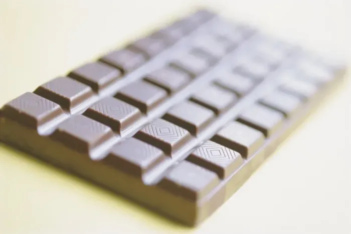 Framed Print : Studio shot of a bar of chocolate Framed Print : Studio shot of a bar of chocolate