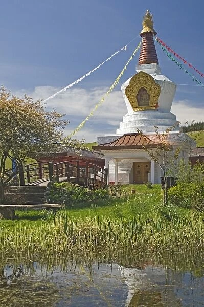 The Stupa from the Peace Garden