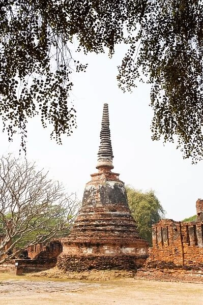 Stupa at Wat Phra Si Sanphet in the Ancient Historical Park of Ayutthaya City, UNESCO World Heritage Site, Thailand, Southeast Asia, Asia