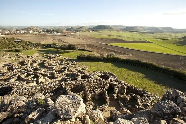 Su Nuraxi di Barumini, the ruins of largest Nuraghi settlement in the island