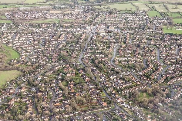 Suburban houses in the Midlands, England, United Kingdom, Europe