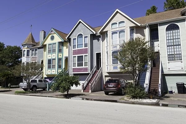 Suburban housing in Houston, Texas, United States of America, North America