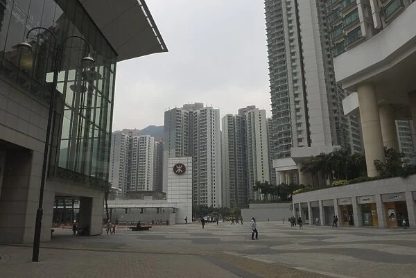 The suburban town of Tung Chung, Lantau Island, Hong Kong, China, Asia