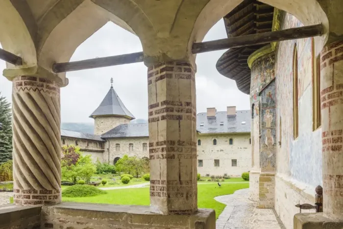 Framed Print : Sucevita Monastery, a Gothic church, one of the Painted Churches of Northern Moldavia Framed Print : Sucevita Monastery, a Gothic church, one of the Painted Churches of Northern Moldavia