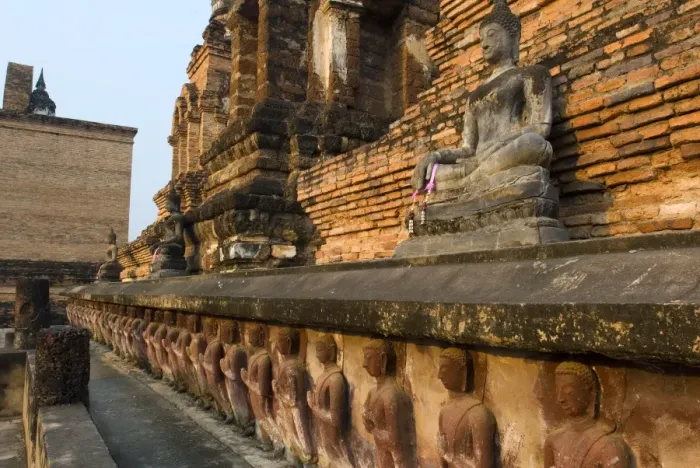 Framed Print : Sukhothai Historical Park, UNESCO World Heritage Site, Sukhothai Province, Thailand, Southeast Asia, Asia