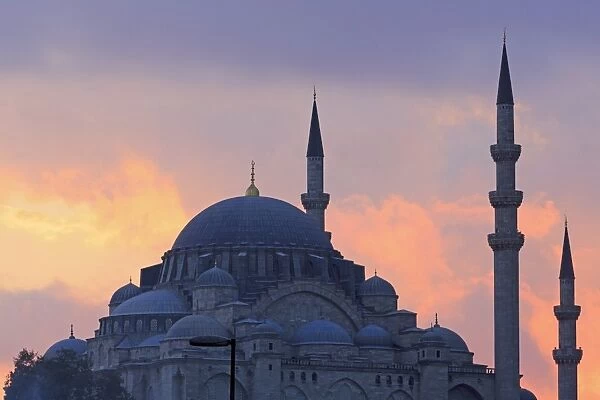 Suleymaniye Mosque, UNESCO World Heritage Site, Eminonu and Bazaar District, Istanbul, Turkey, Europe