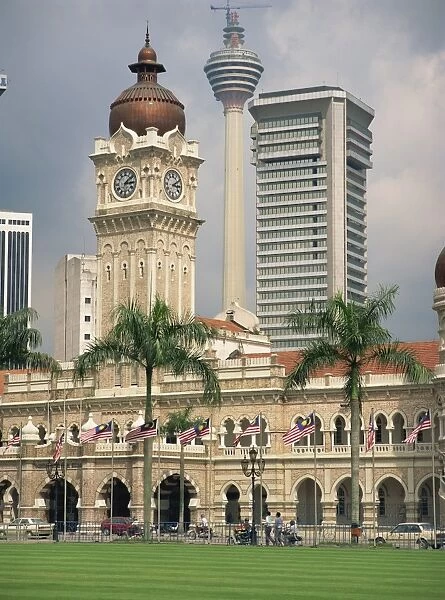 Sultan Abdul Samad Building and the KL Tower in the