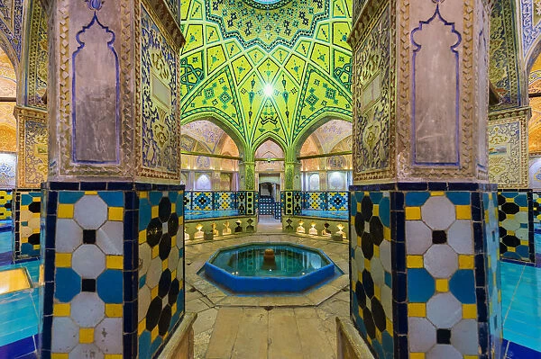 Sultan Amir Ahmad Bathhouse, Kashan, Isfahan Province, Islamic Republic of Iran, Middle