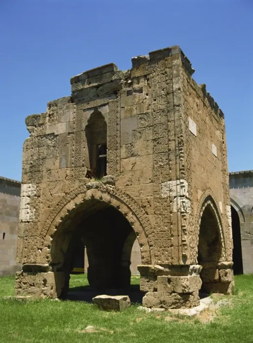 Framed Print : Sultan Hani Kervanserai near Sivas, a fine example of a Seljuk caravanserai mosque Framed Print : Sultan Hani Kervanserai near Sivas, a fine example of a Seljuk caravanserai mosque
