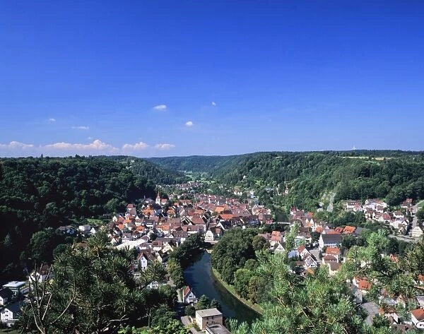 Sulz am Neckar, Neckartal Valley, Baden Wurttemberg, Germany, Europe